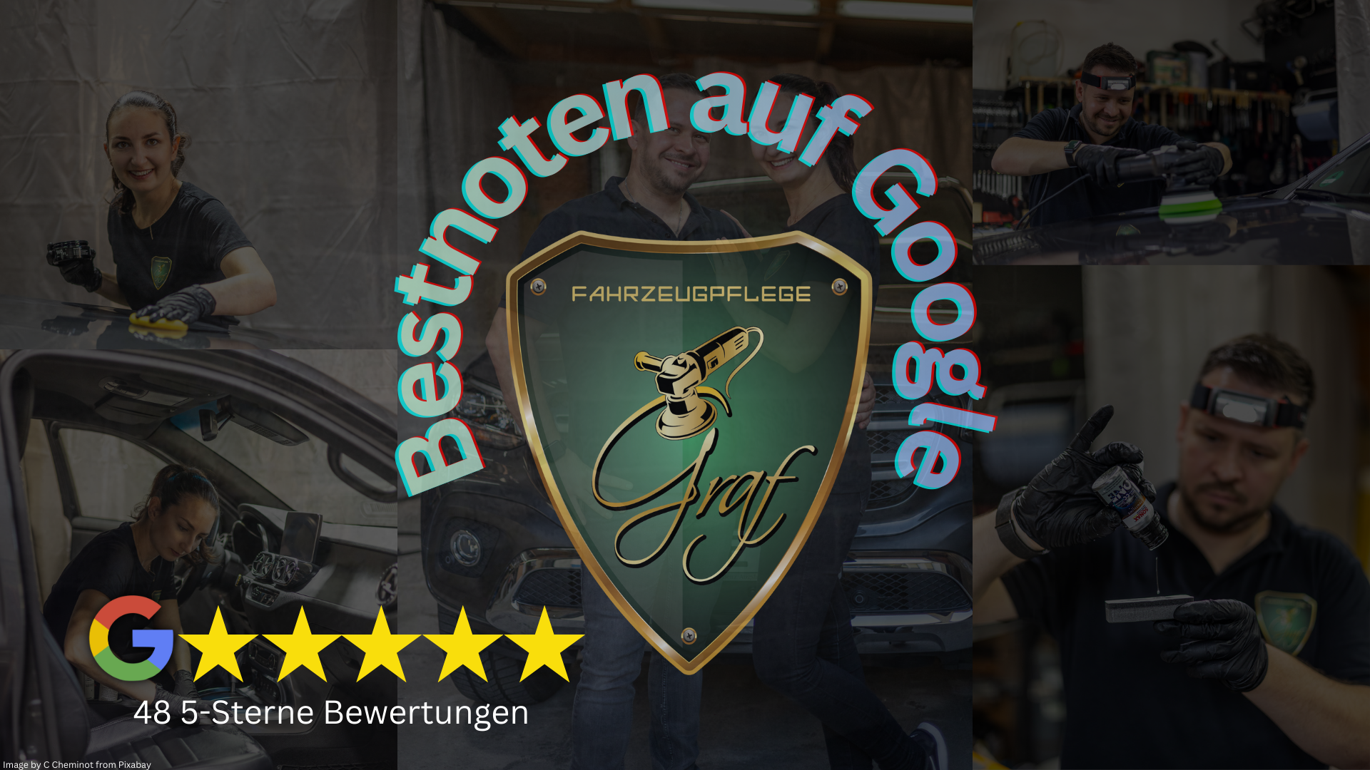 Google Rezensionen über Fahrzeugpflege Graf